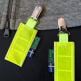 Endurskinsmerki með smellu